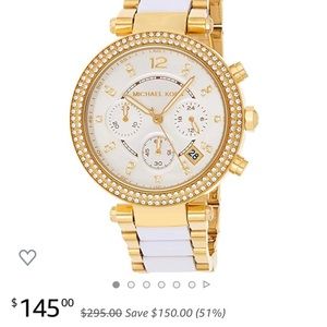 Michael Kors Woman’s Parker White Watch